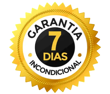 Sello dorado de garantía incondicional de 7 días